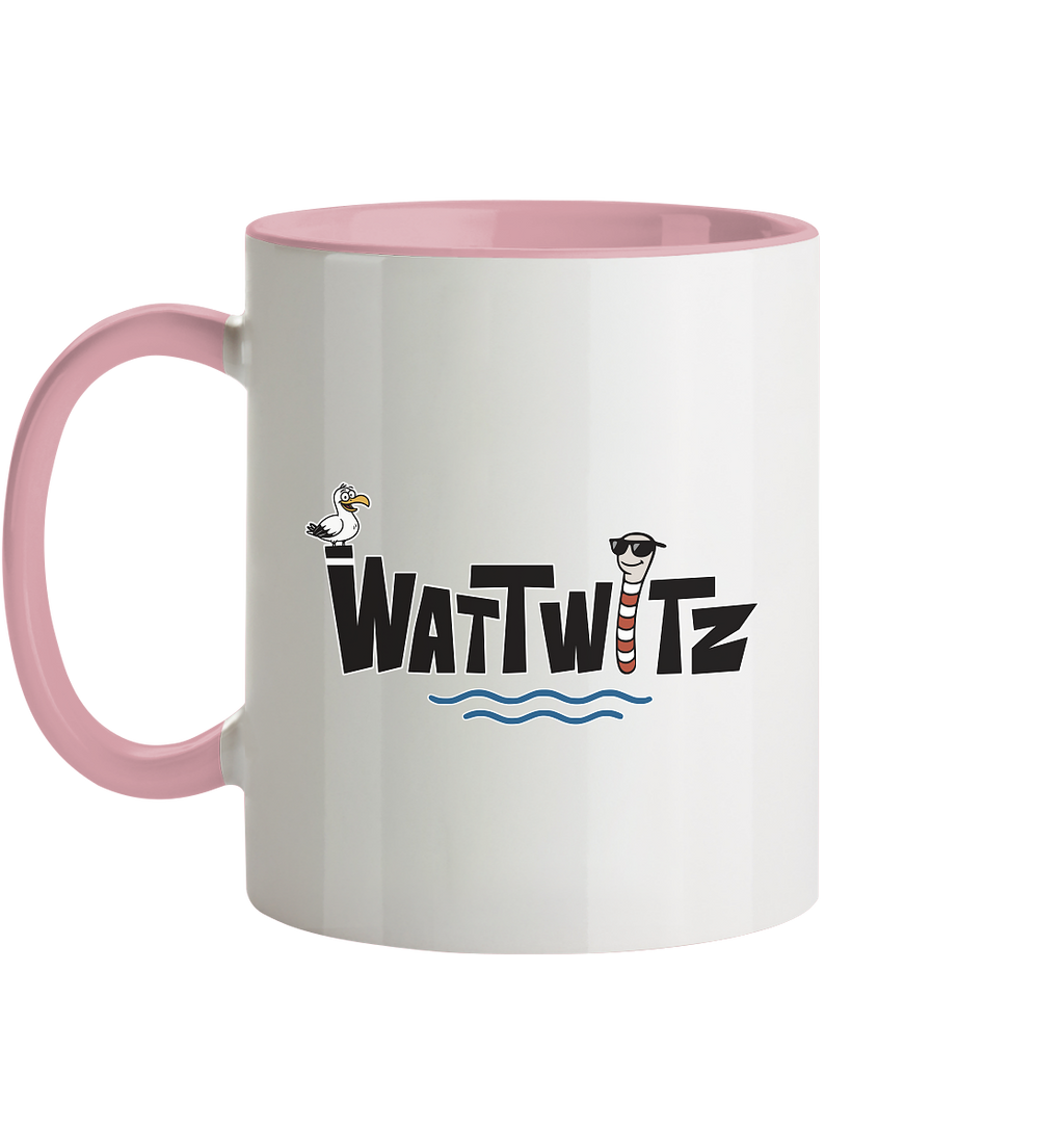 Watt chillst du so aggresiv? - Tasse zweifarbig