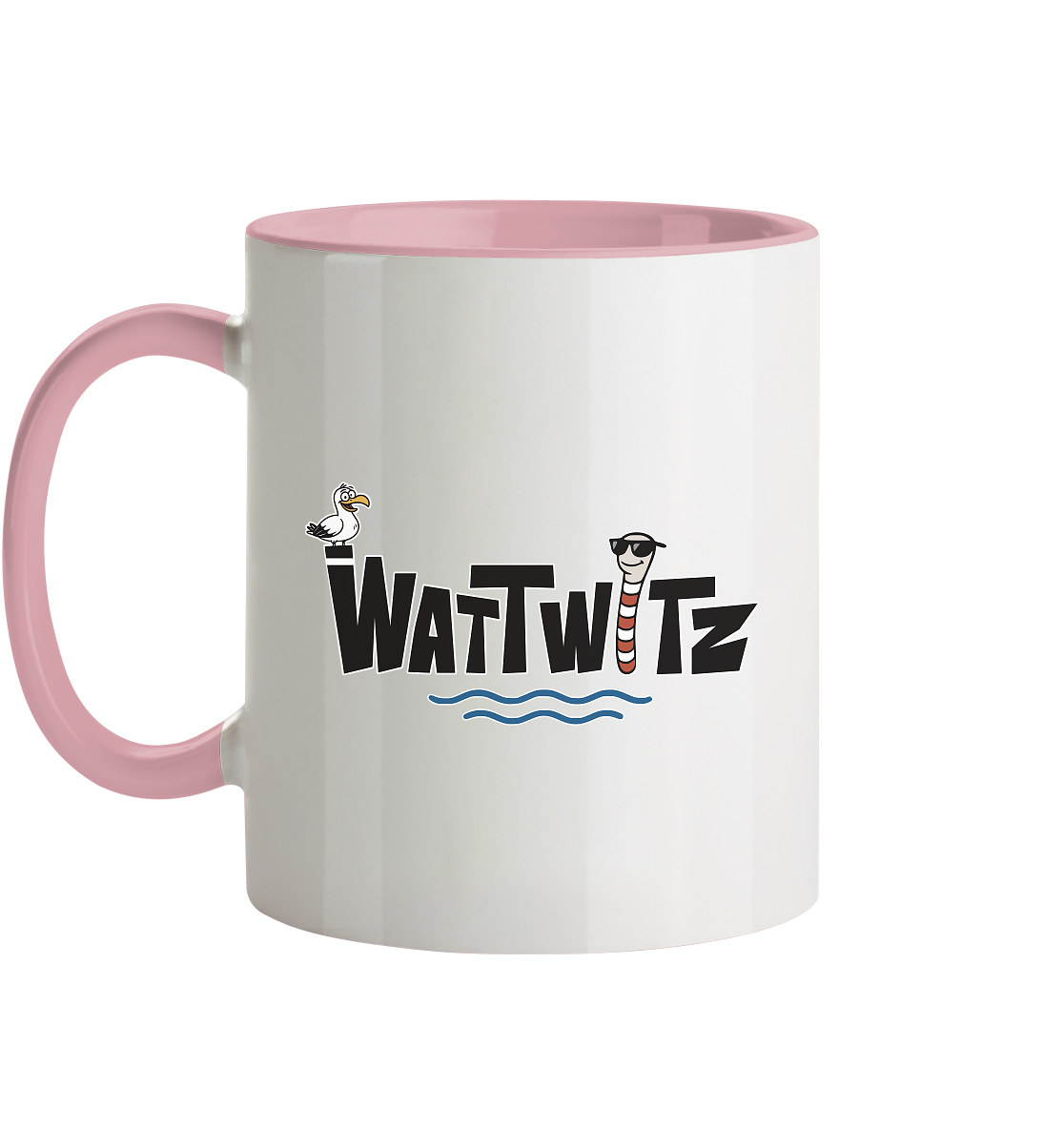 Watt chillst du so aggresiv? - Tasse zweifarbig