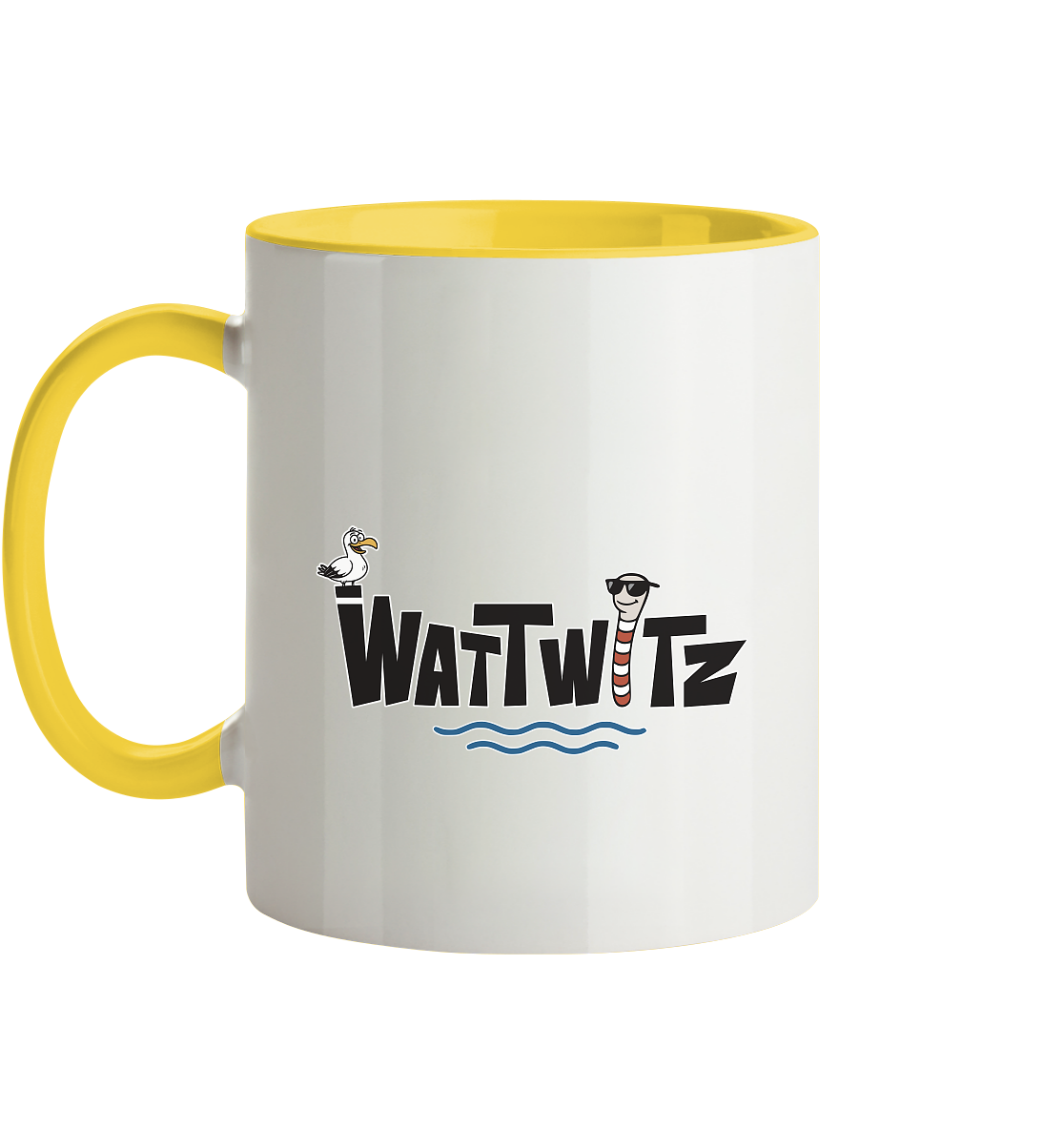 Watt will man Meer - Tasse zweifarbig