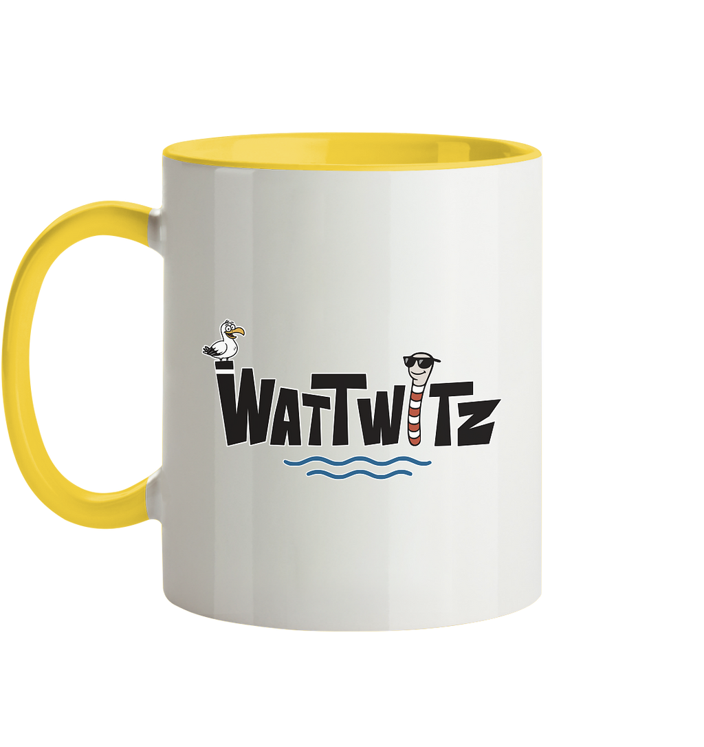 Watt chillst du so aggresiv? - Tasse zweifarbig
