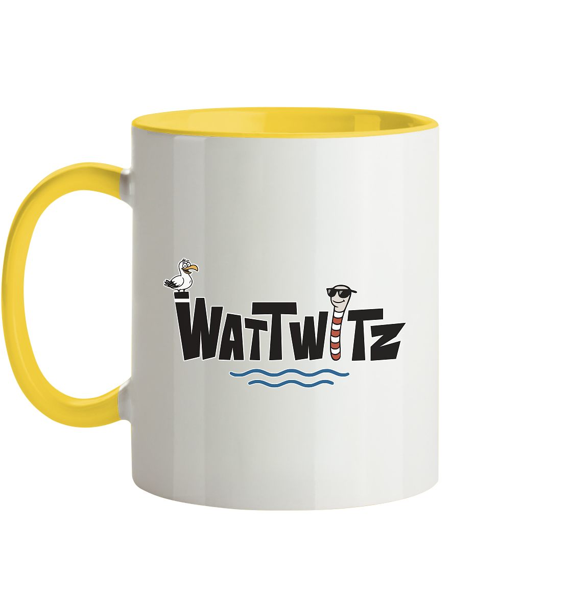 Watt chillst du so aggresiv? - Tasse zweifarbig