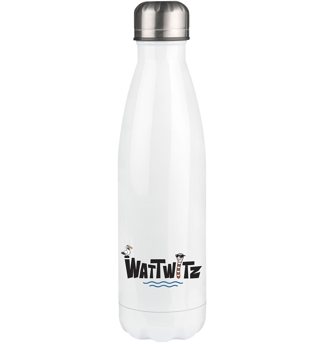 Watt will man Meer - Thermoflasche 500ml