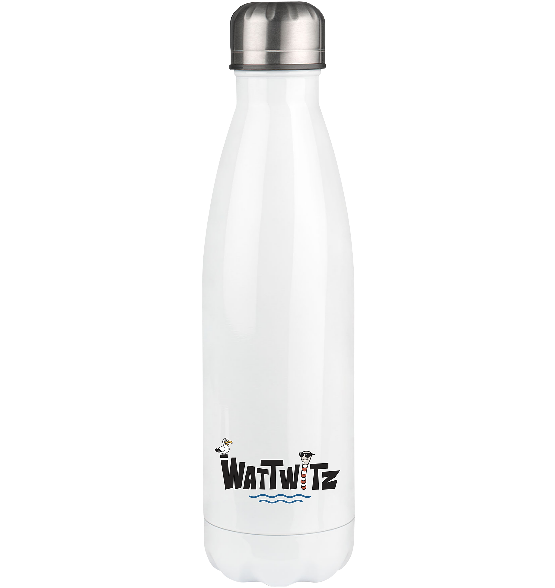 Bin da - kann losgehen - Thermoflasche 500ml