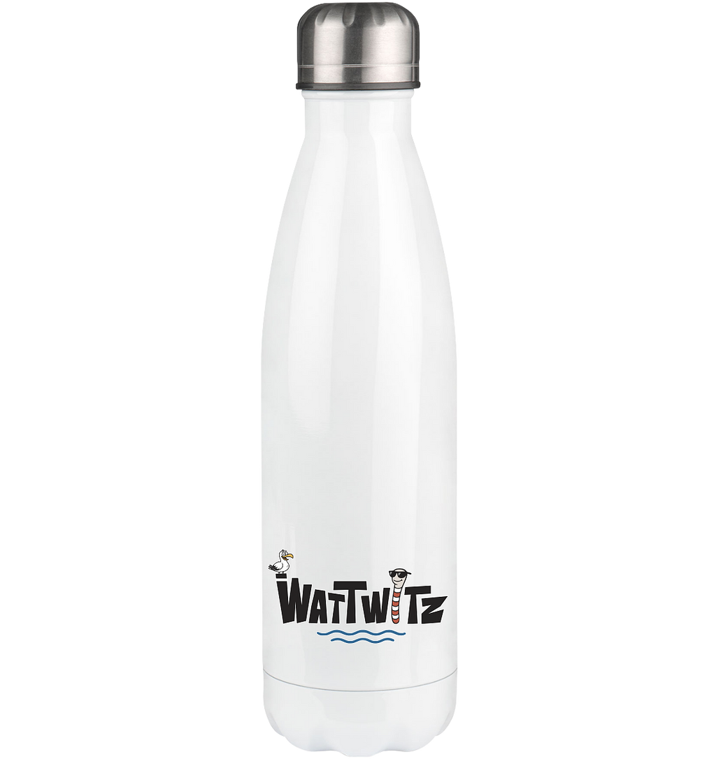 Watt chillst du so aggresiv? - Thermoflasche 500ml