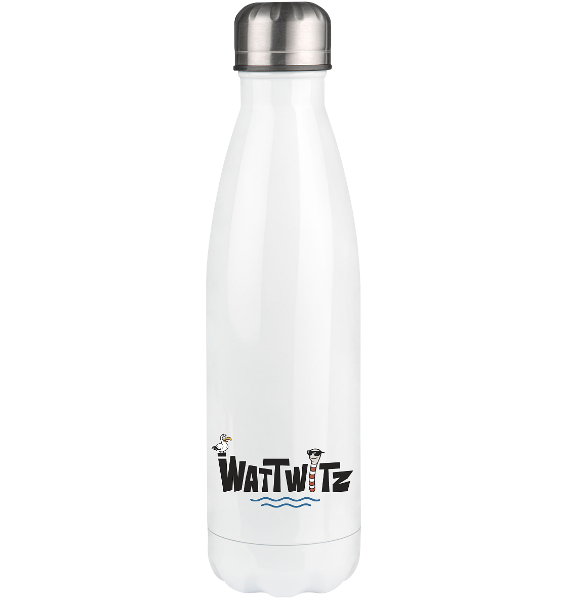 Watt chillst du so aggresiv? - Thermoflasche 500ml