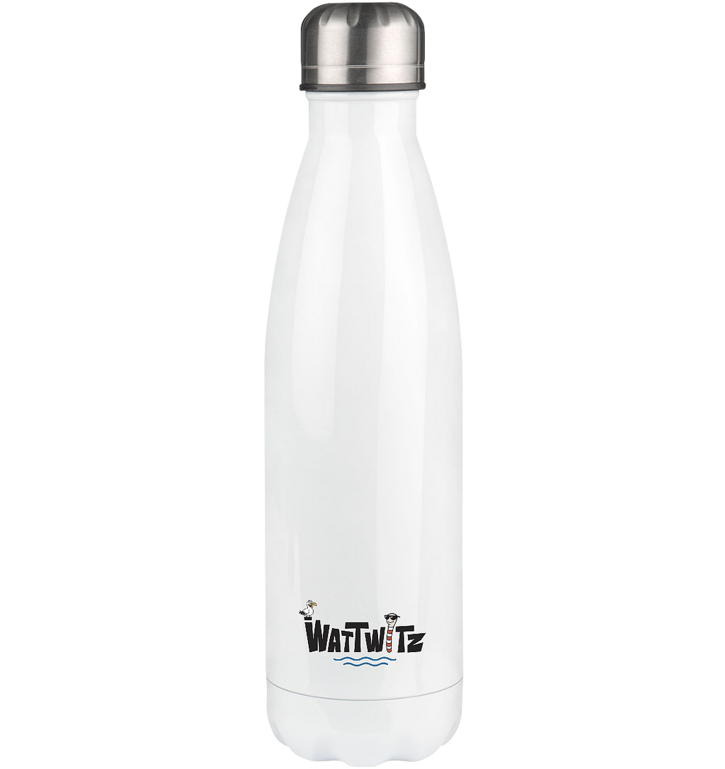 Spiekeroog Insel Silhouette MOIN - Thermoflasche 500ml