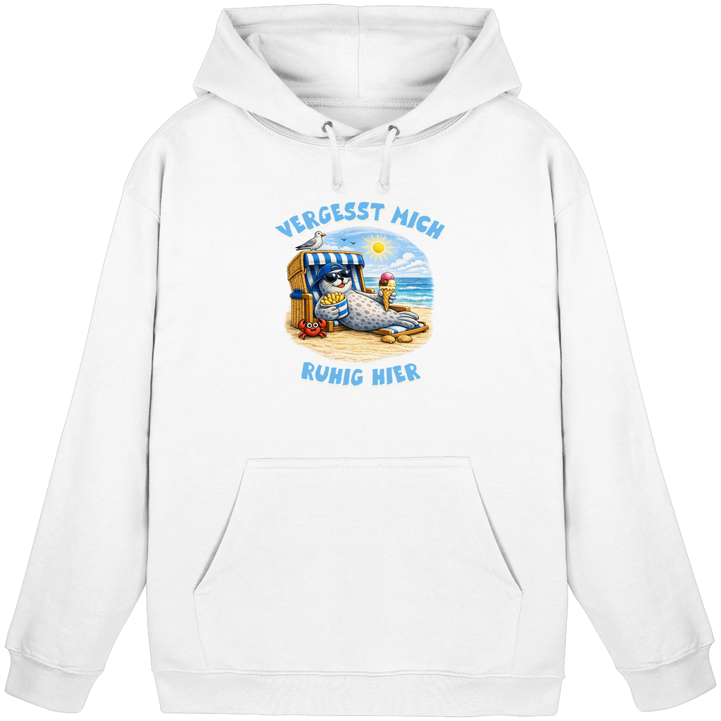 Vergesst mich ruhig hier - lustiges Nordseeshirt - Basic Unisex Hoodie