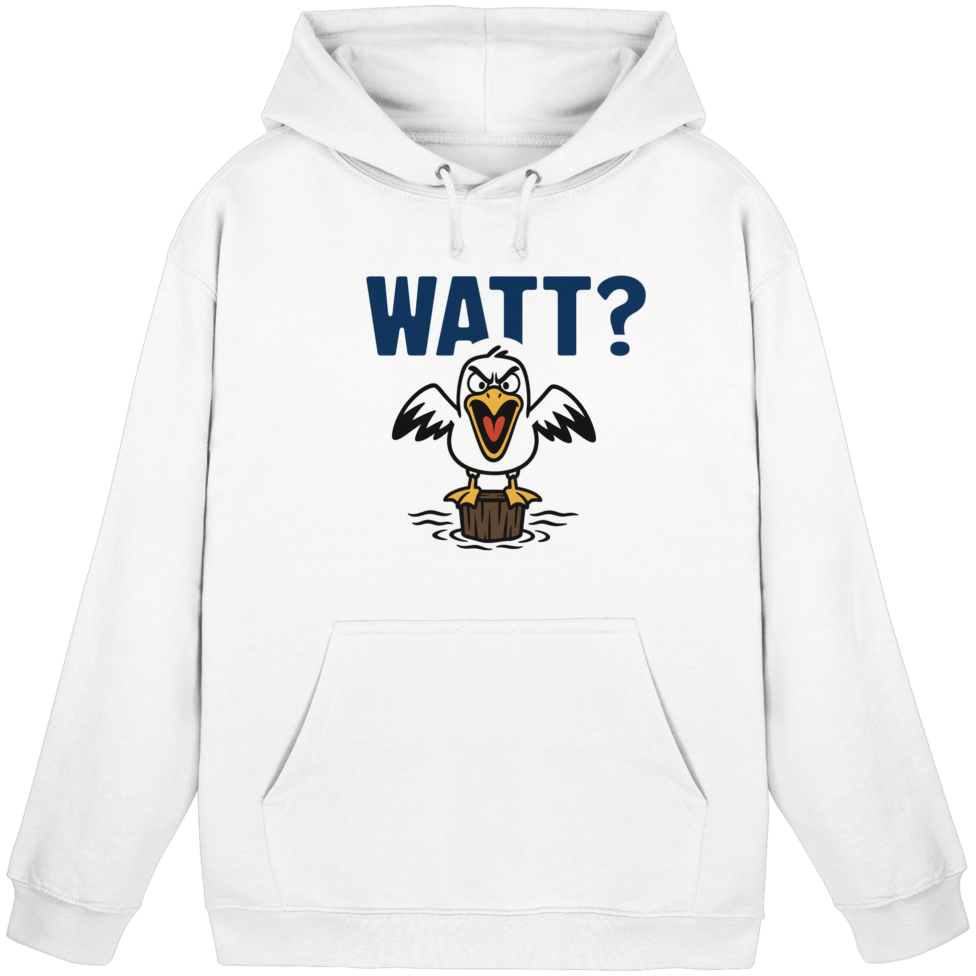 Watt? Agro-Möwe Comic - Basic Unisex Hoodie