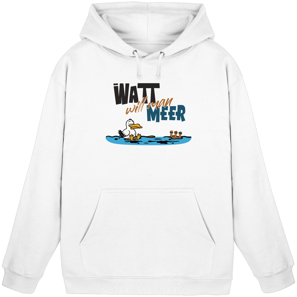 Watt will man Meer - Basic Unisex Hoodie
