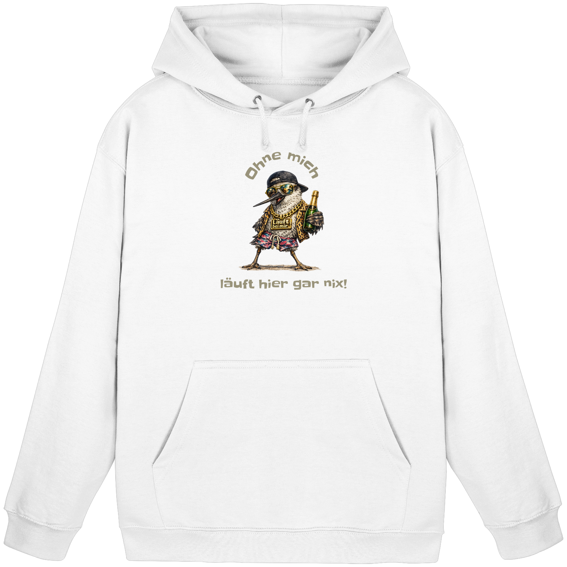 Ohne mich läuft hier gar nix! Strandläufer - Basic Unisex Hoodie
