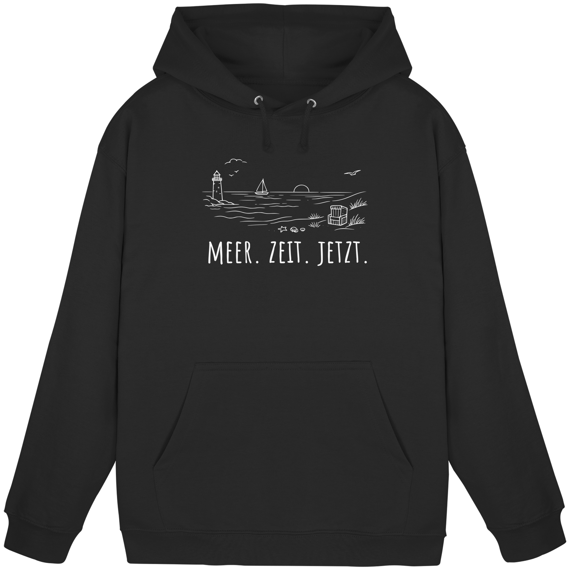 MEER. ZEIT. JETZT. - Basic Unisex Hoodie