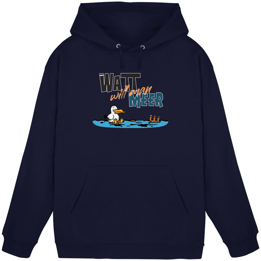 Watt will man Meer - Basic Unisex Hoodie