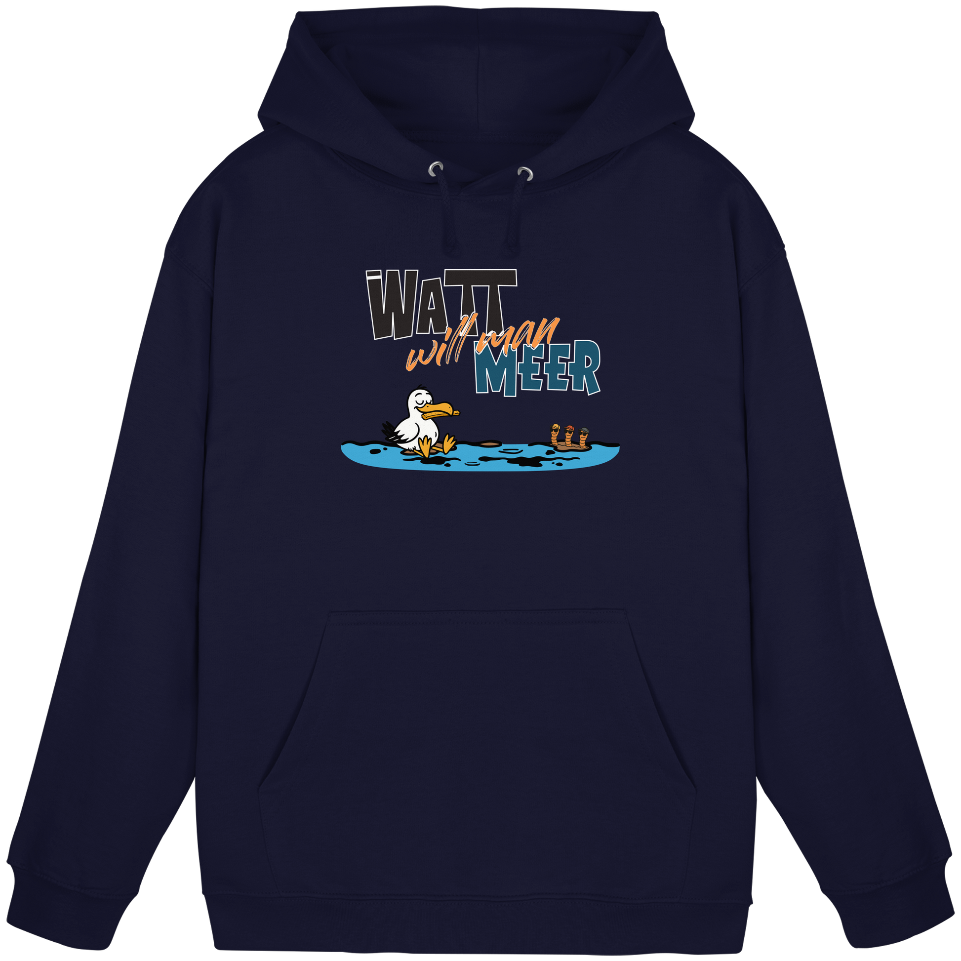 Watt will man Meer - Basic Unisex Hoodie