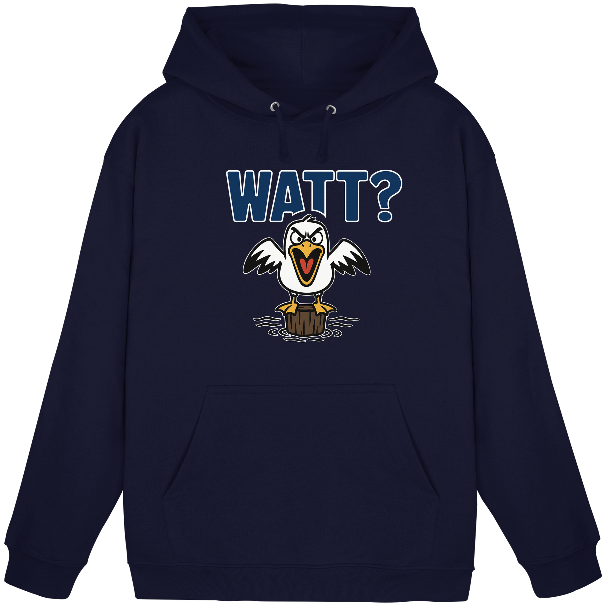 Watt? Agro-Möwe Comic - Basic Unisex Hoodie