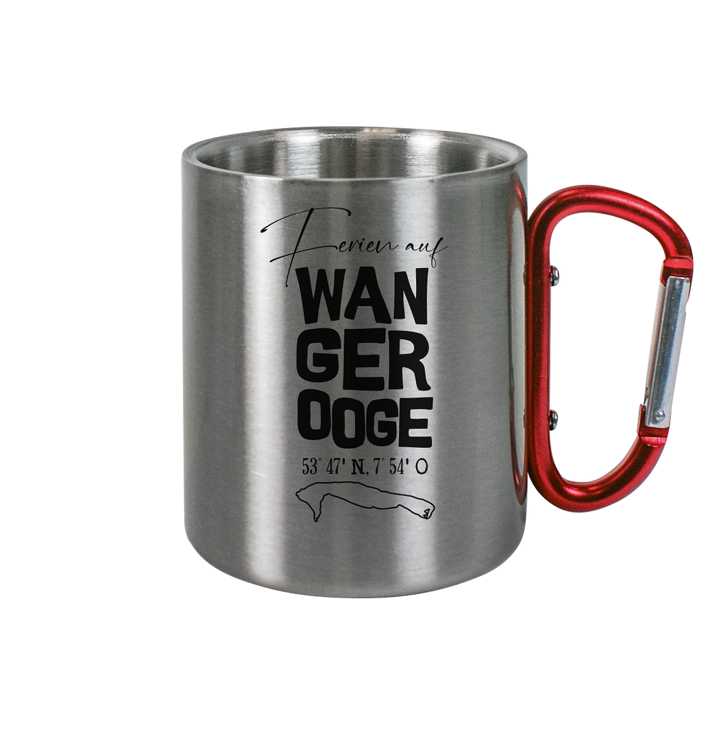Ferien auf Wangerooge - Edelstahl Tasse