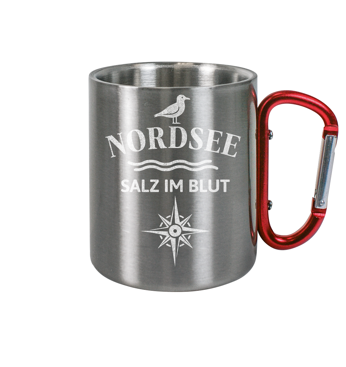 Nordsee - Salz im Blut - Edelstahl Tasse