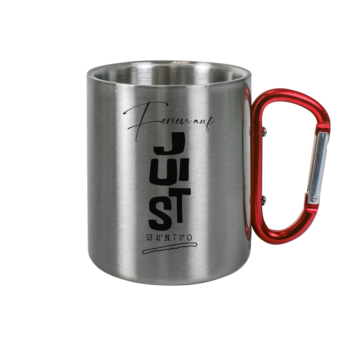 Ferien auf Juist - Edelstahl Tasse