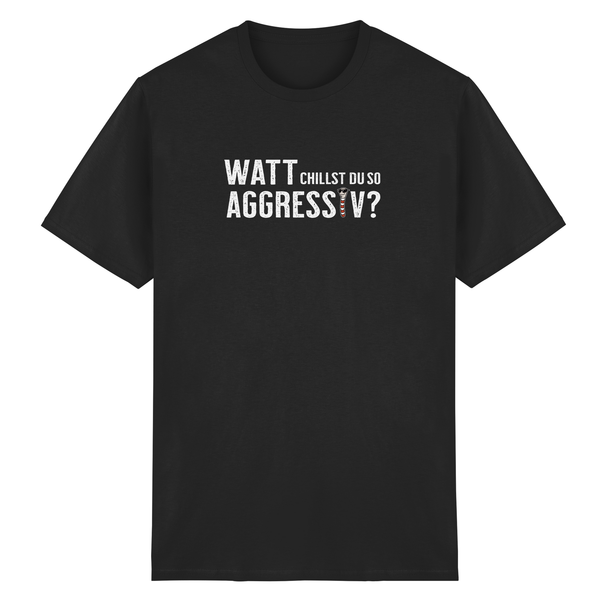 Watt chillst du so aggressiv? - Heavy Cotton T-Shirt