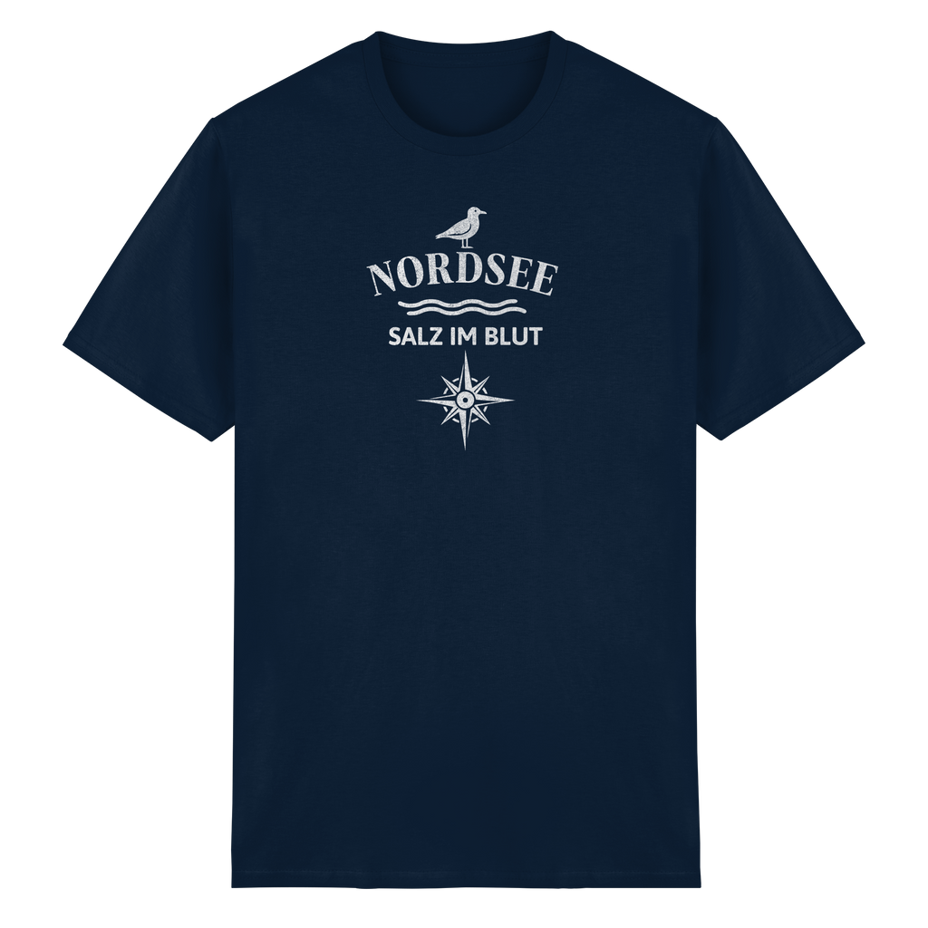 Nordsee. Salz im Blut. - Heavy Cotton T-Shirt