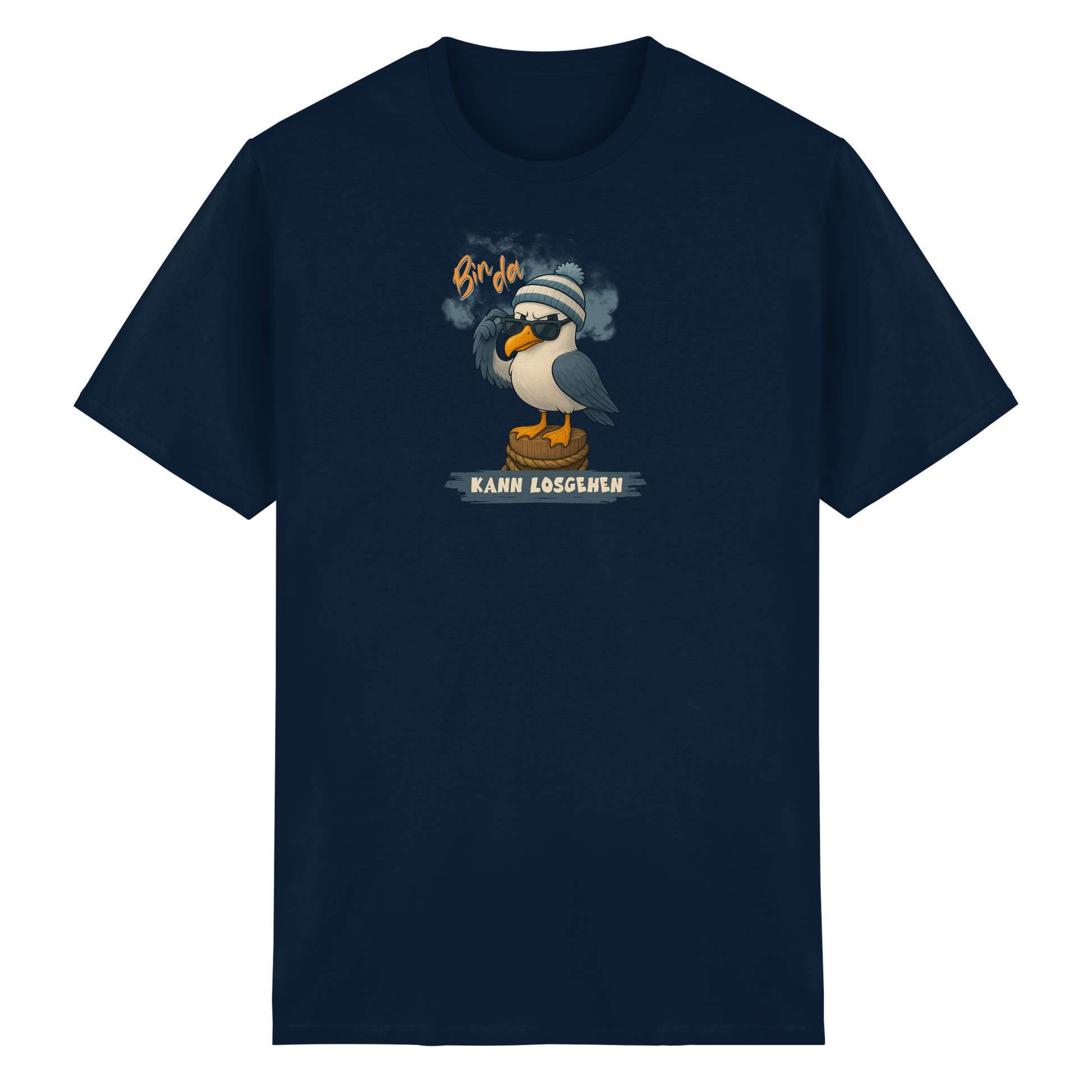 Bin da - Kann losgehen - Heavy Cotton T-Shirt