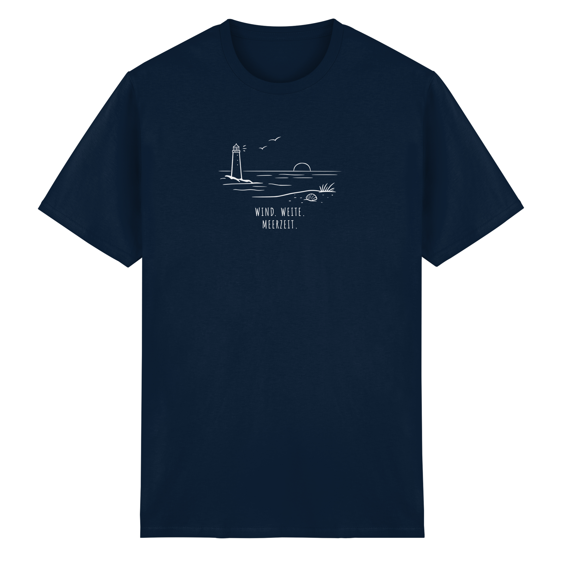 Wind. Weite. Meerzeit. - Heavy Cotton T-Shirt