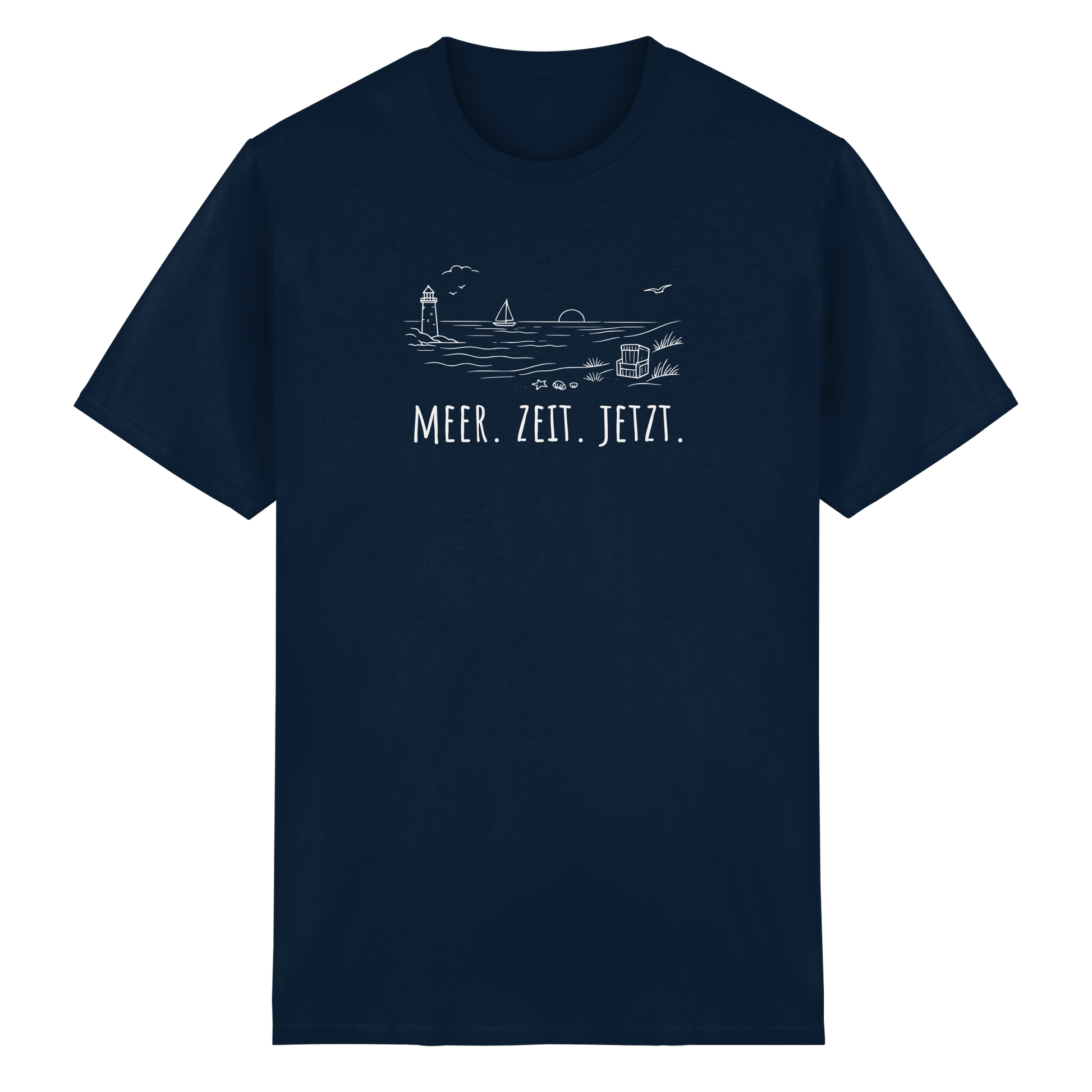 MEER. ZEIT. JETZT. - Heavy Cotton T-Shirt