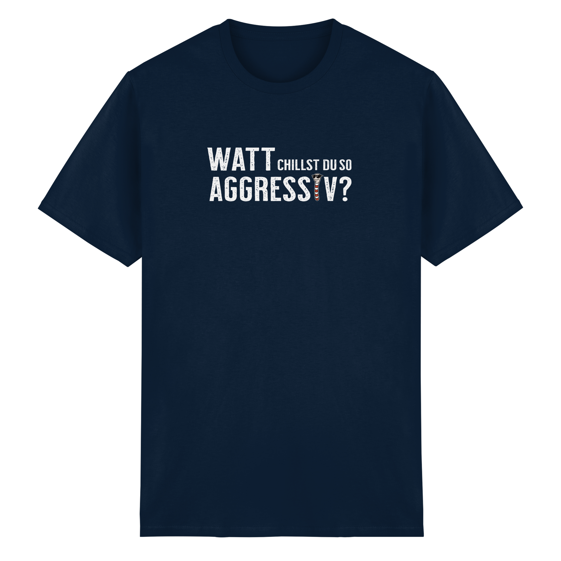 Watt chillst du so aggressiv? - Heavy Cotton T-Shirt