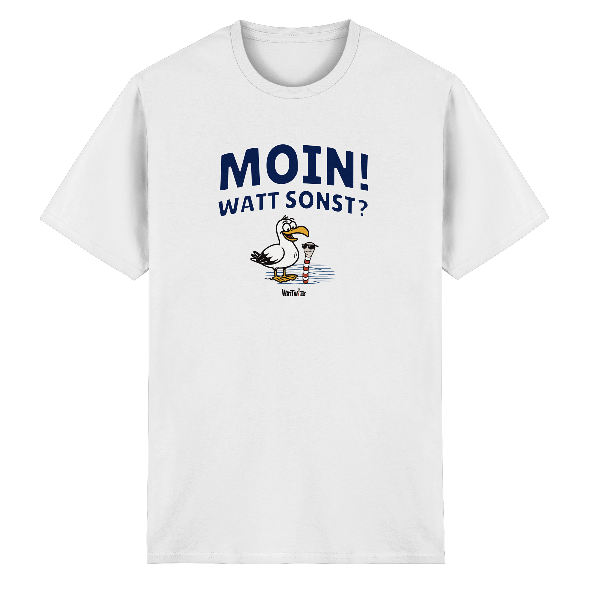 MOIN! Watt sonst? - Heavy Cotton T-Shirt