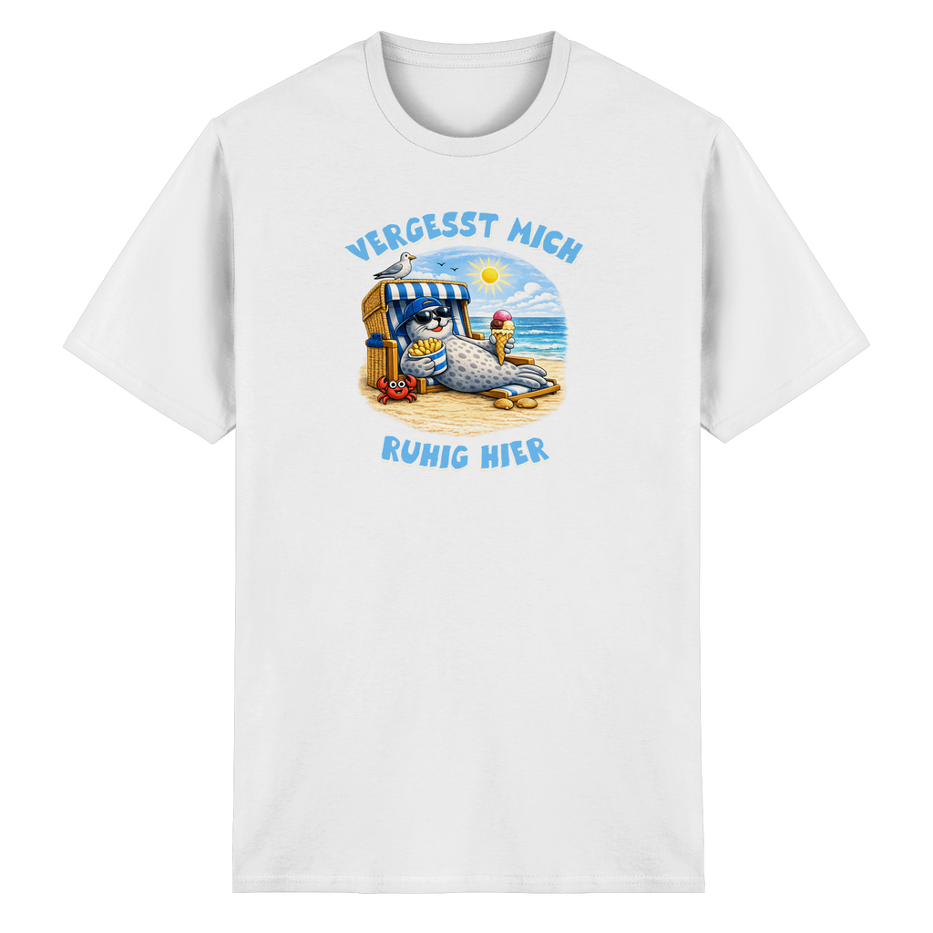 Vergesst mich ruhig hier - lustiges Nordseeshirt - Heavy Cotton T-Shirt