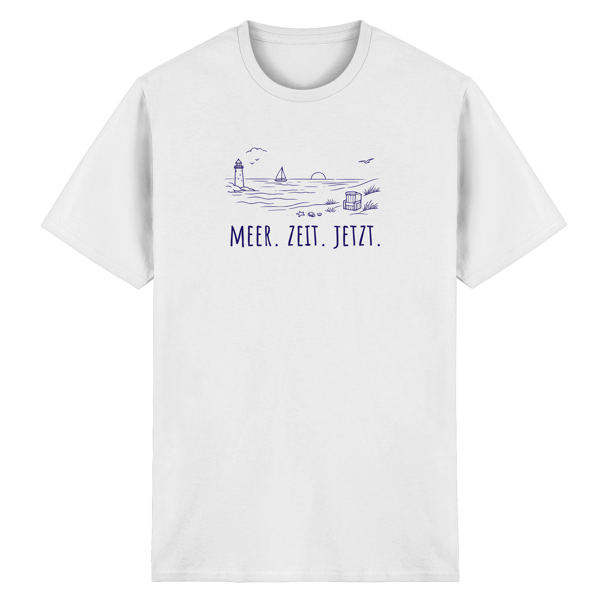 MEER. ZEIT. JETZT. - Heavy Cotton T-Shirt
