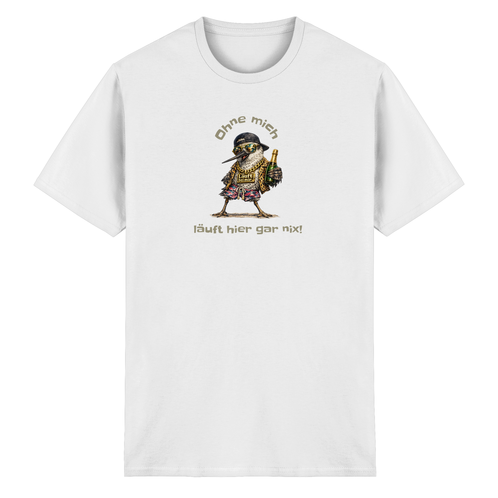 Ohne mich läuft hier gar nix! Strandläufer - Heavy Cotton T-Shirt