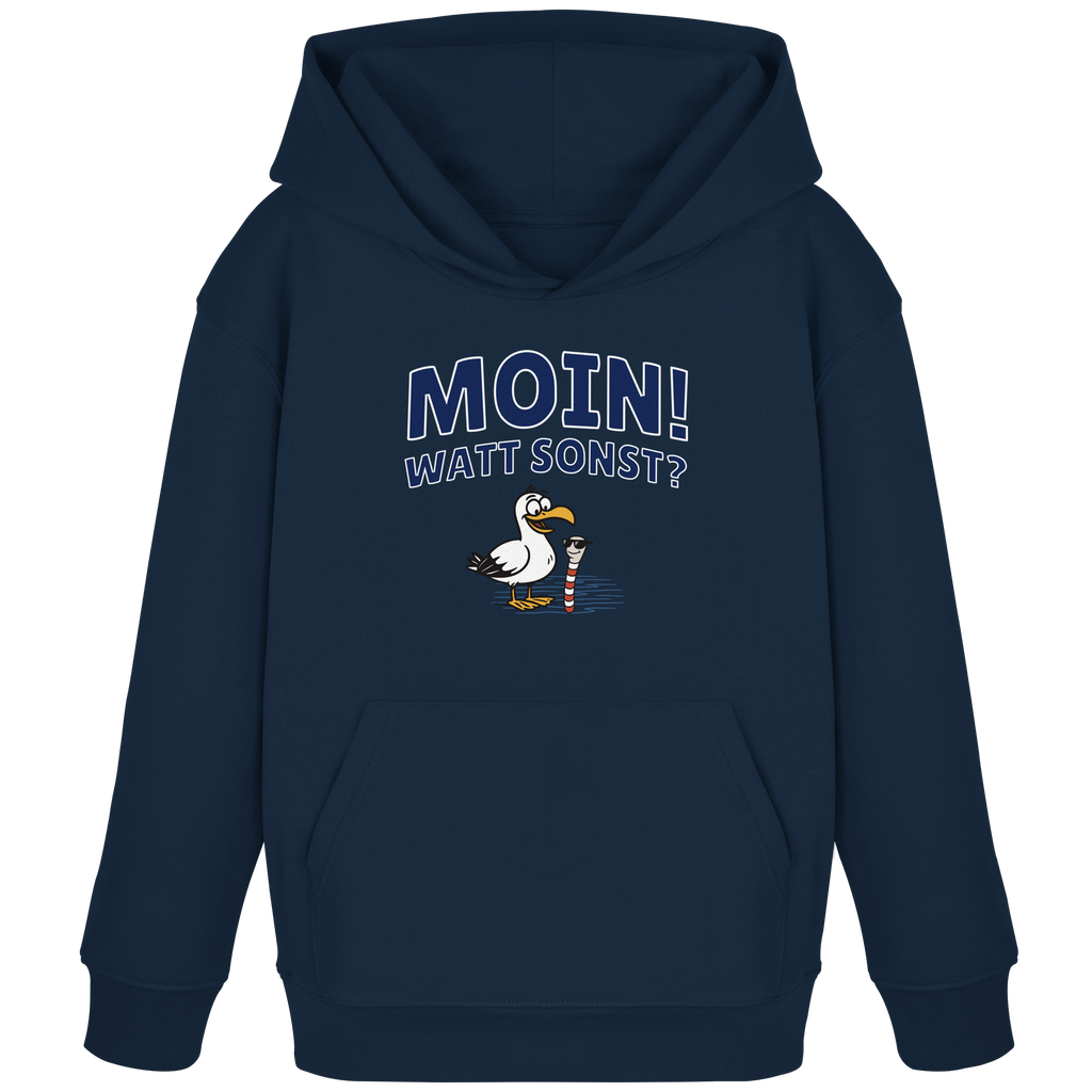 Moin! Watt Sonst? - Kids Organic Hoodie