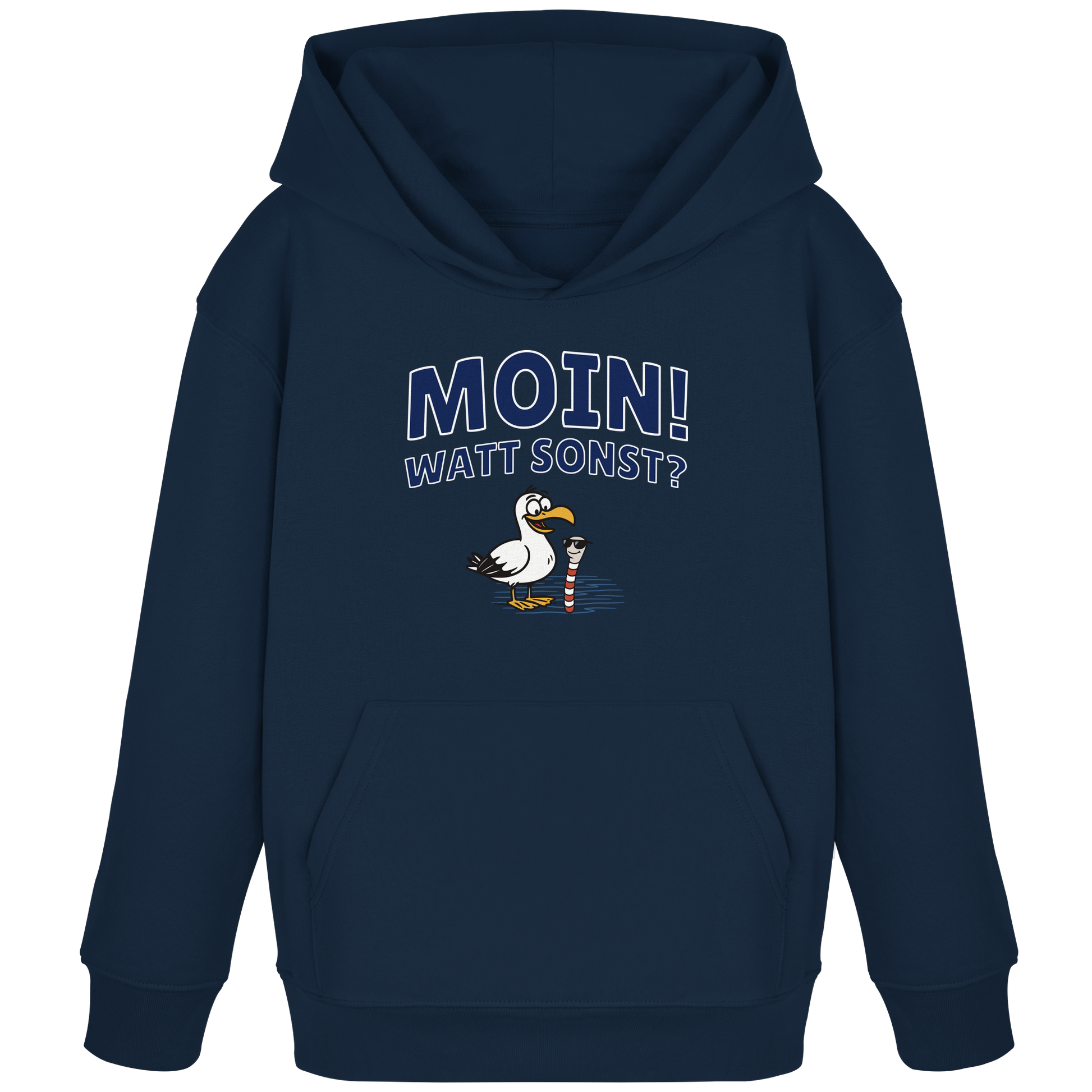 Moin! Watt Sonst? - Kids Organic Hoodie