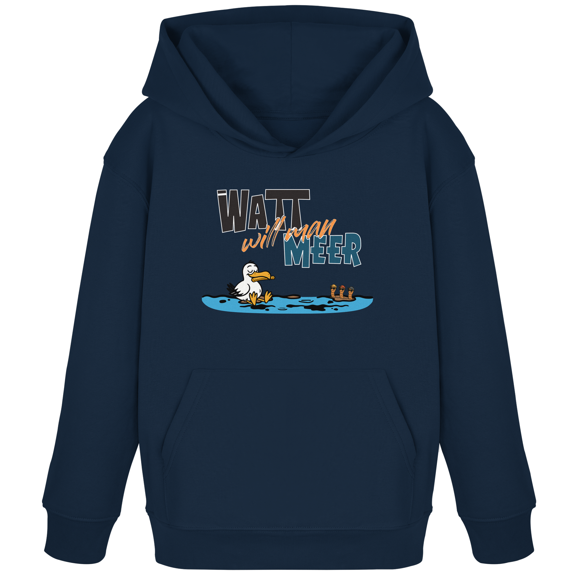 Watt will man Meer - Kids Organic Hoodie