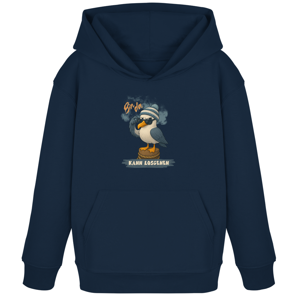 Bin da - kann losgehen - Kids Organic Hoodie