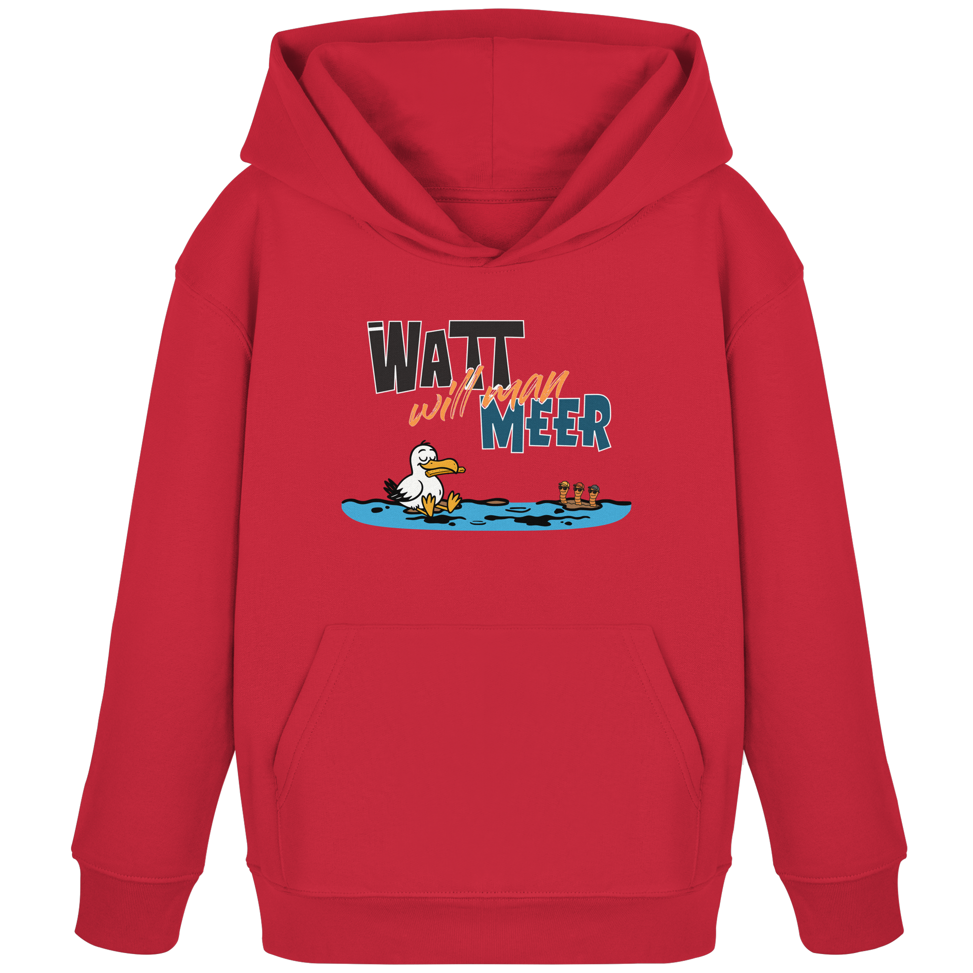 Watt will man Meer - Kids Organic Hoodie