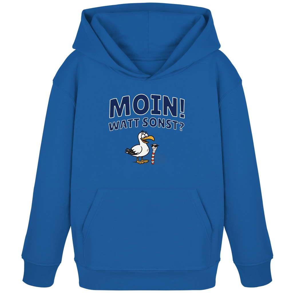 Moin! Watt Sonst? - Kids Organic Hoodie