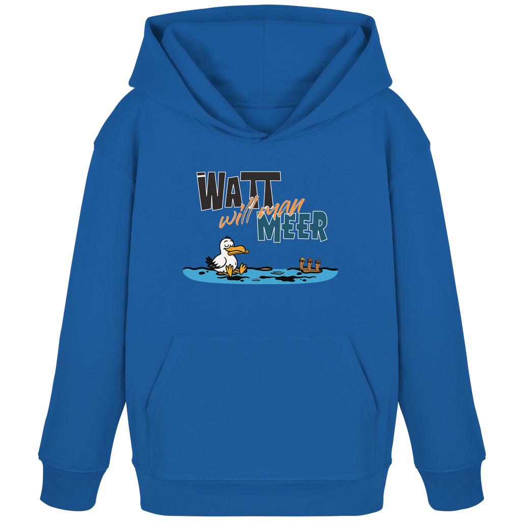 Watt will man Meer - Kids Organic Hoodie