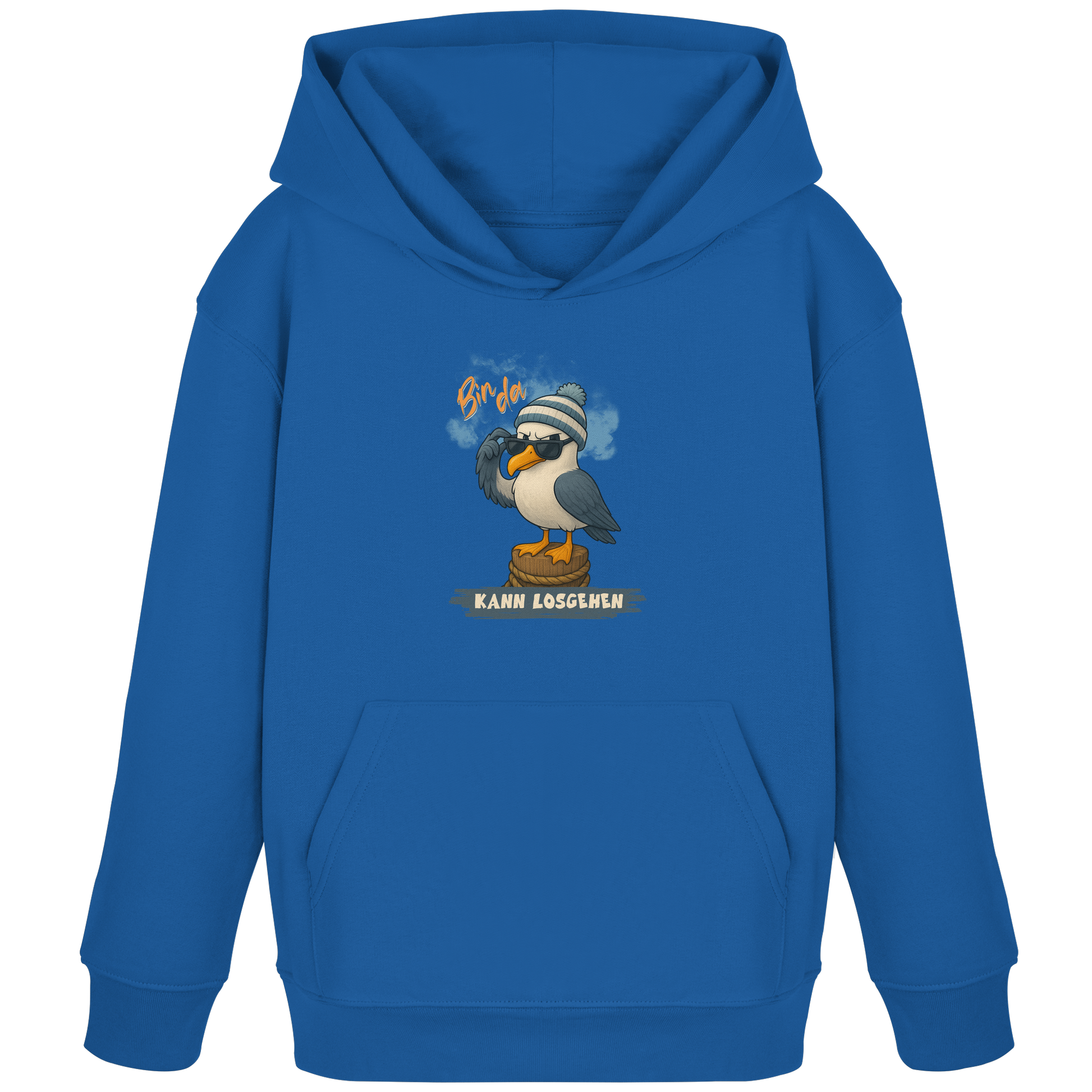 Bin da - kann losgehen - Kids Organic Hoodie