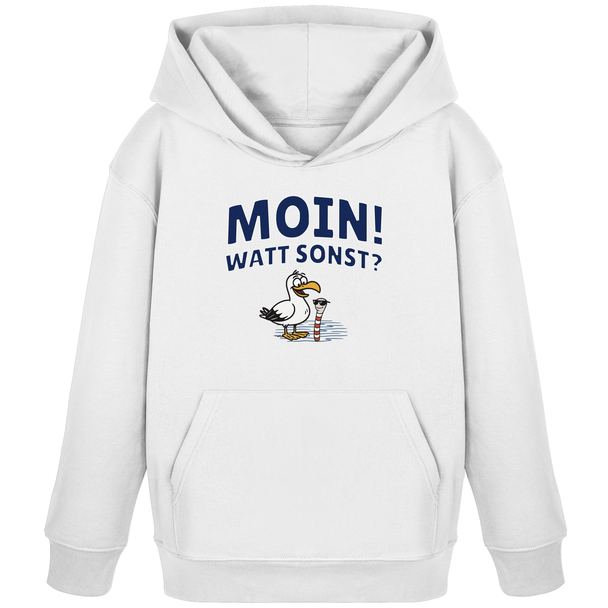 Moin! Watt Sonst? - Kids Organic Hoodie