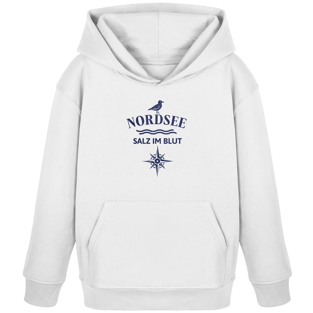 Nordsee - Salz im Blut - Kids Organic Hoodie