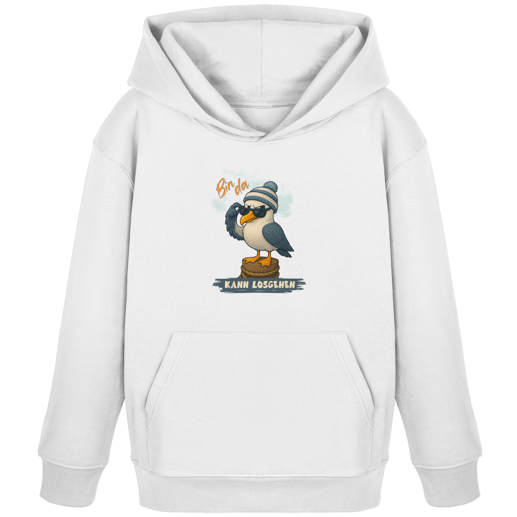 Bin da - kann losgehen - Kids Organic Hoodie