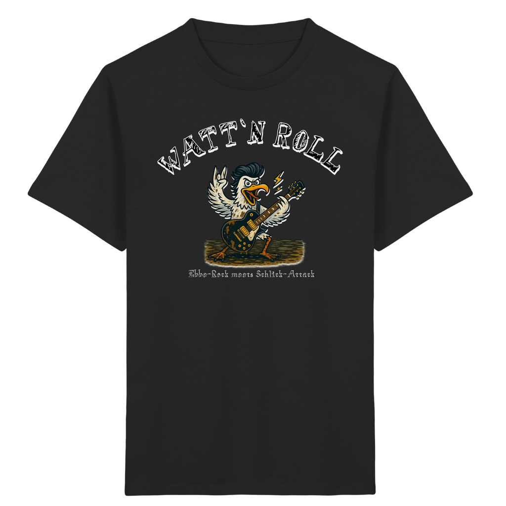 Watt`n Roll, Ebbe-Rock meets Schlick-Attack - Kids Organic Shirt
