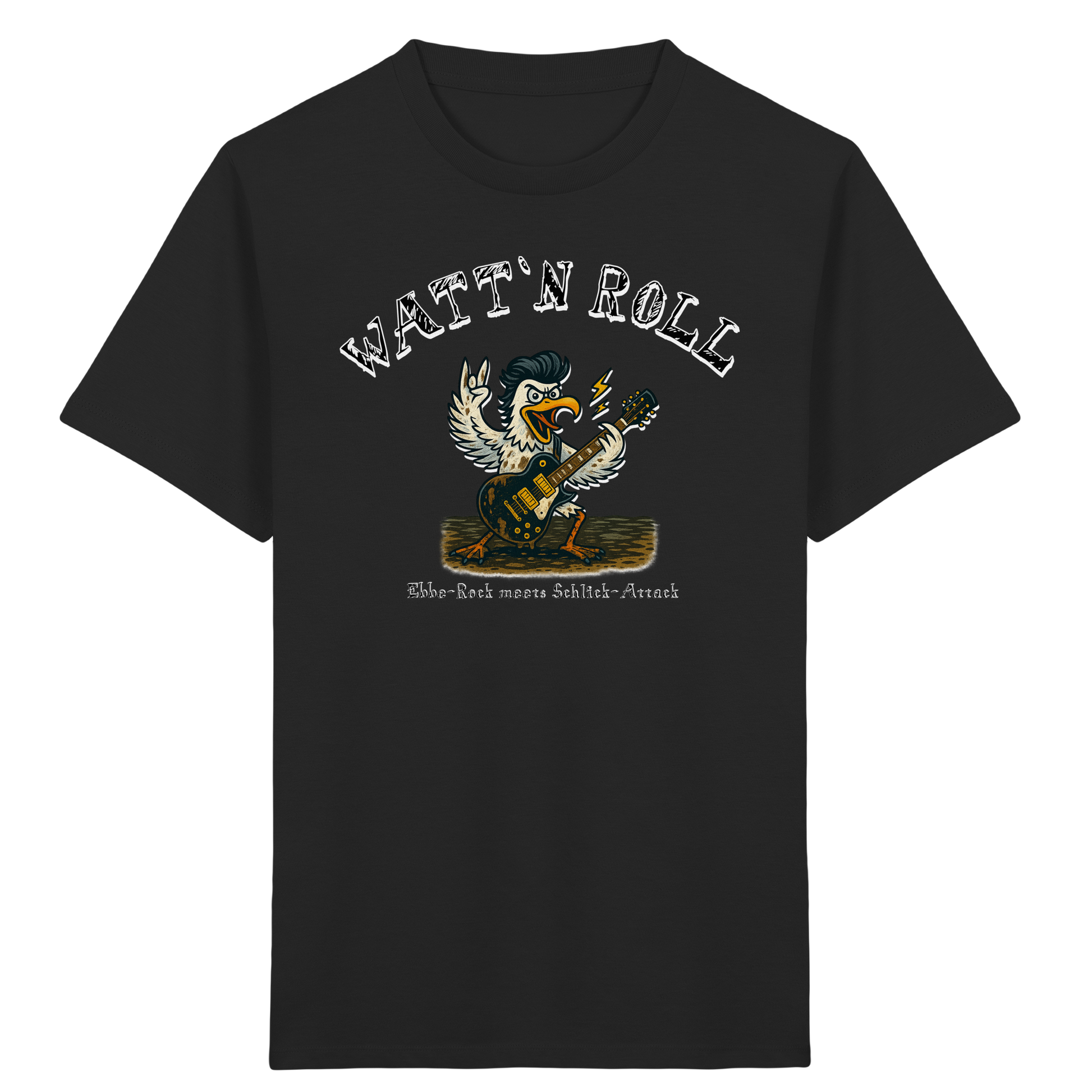 Watt`n Roll, Ebbe-Rock meets Schlick-Attack - Kids Organic Shirt