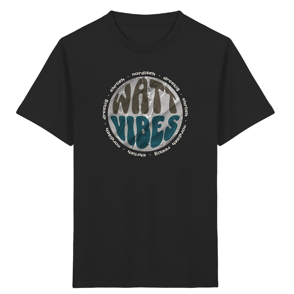 Watt Vibes, dreckig, ehrlich, nordisch - Kids Organic Shirt
