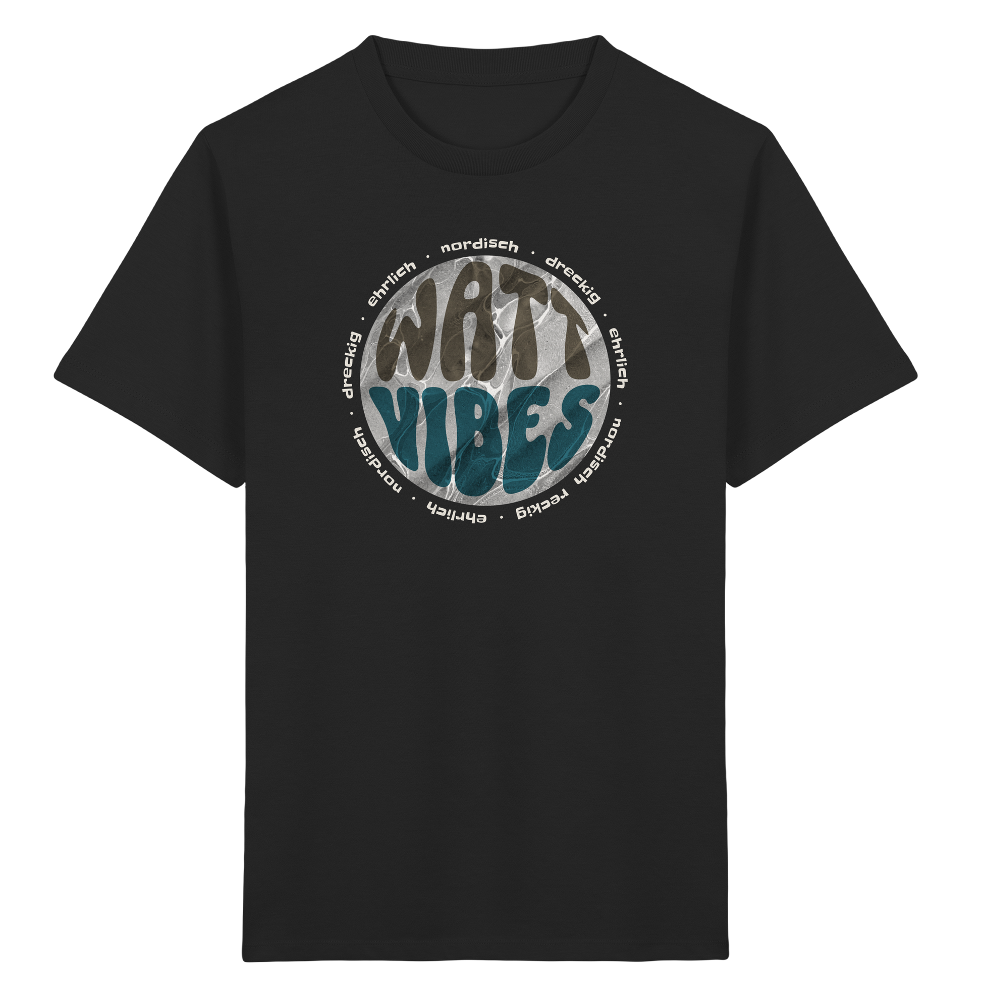 Watt Vibes, dreckig, ehrlich, nordisch - Kids Organic Shirt