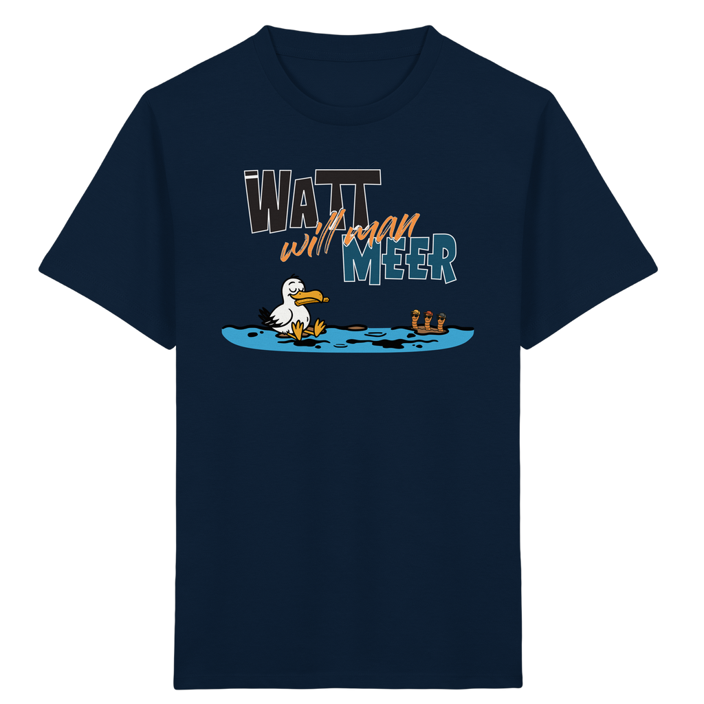 Watt will man Meer - Kids Organic Shirt