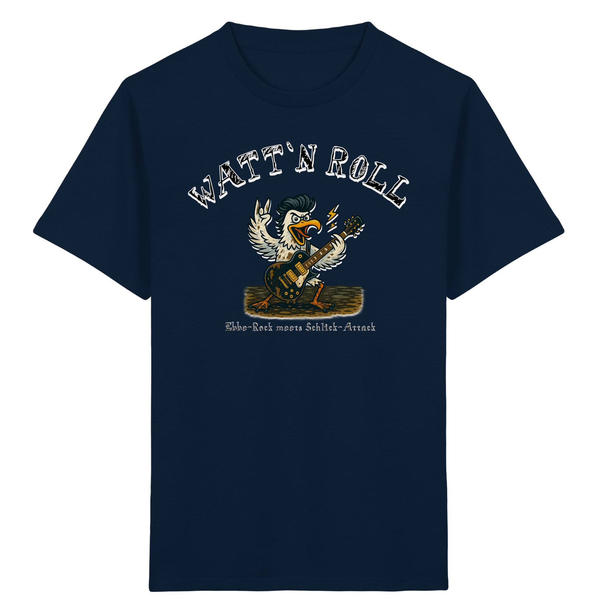 Watt`n Roll, Ebbe-Rock meets Schlick-Attack - Kids Organic Shirt