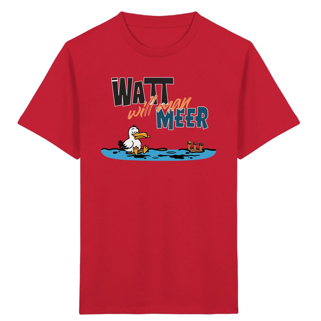 Watt will man Meer - Kids Organic Shirt