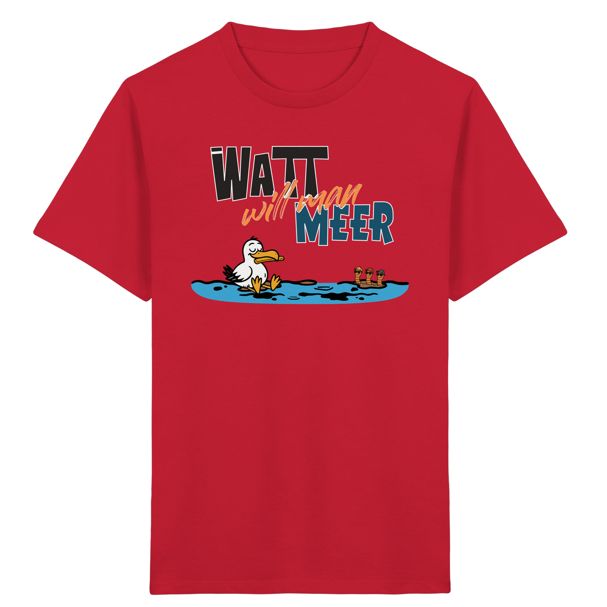 Watt will man Meer - Kids Organic Shirt